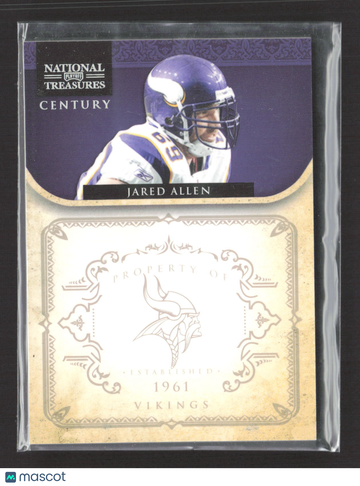 2012 Panini National Treasures Century Jared Allen #84 11/25