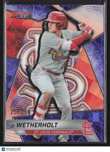 2025 Bowman's Best JJ Wetherholt #TP-14 Purple Refractor