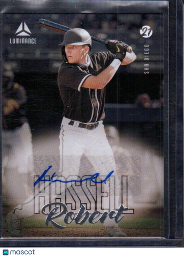 2021 Panini Chronicles Robert Hassell #LA-RH Luminance Autographs AU