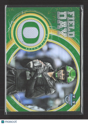 2025 Bowman University Best Field Day Dante Moore #FD-6 Jersey Patch Memorabilia
