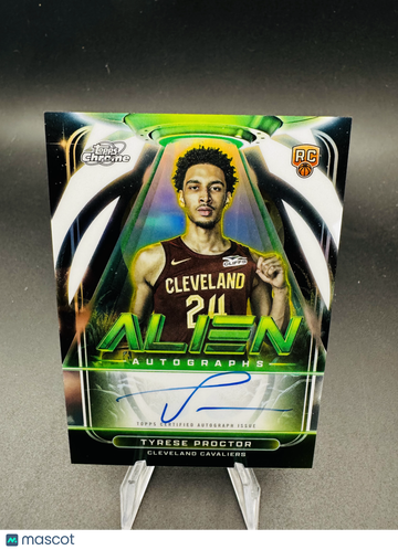 2026 Topps Cosmic Chrome Alien Autographs Tyrese Proctor #AA-TP RC
