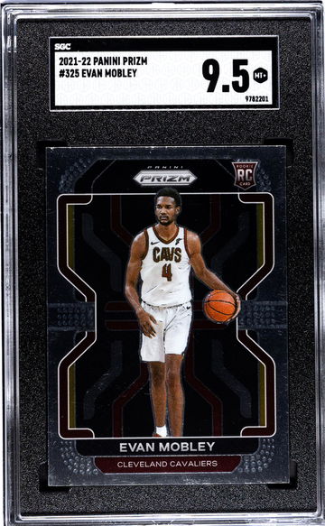 2021-22 Panini Prizm Evan Mobley #325 RC SGC 9.5