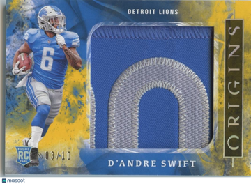 2020 D'Andre Swift Patch Rookie