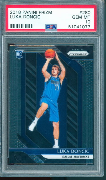 Luka Doncic 2018-19 Prizm RC PSA 10 