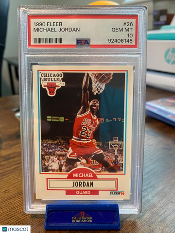 1990 Fleer Michael Jordan #26 Base Set PSA 10