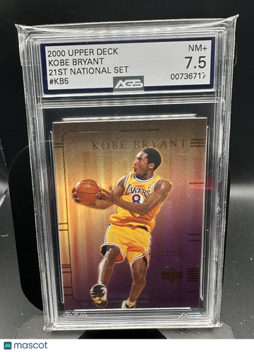 Kobe Bryant 2000 Upper Deck 21st National Set #KB5 Los Angeles Lakers NBA Basketball Trading Card