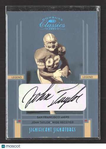 2005 Donruss Classics Significant Signatures John Taylor #146