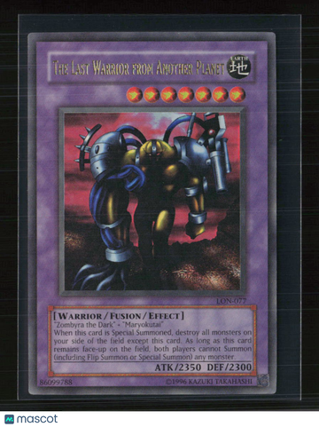 2003 Yu-Gi-Oh! Labyrinth of Nightmare The Last Warrior from Another Planet Ultra Rare 1st Edition
