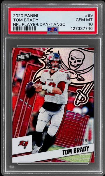 2020 Panini Player Of The Day Tom Brady Tango PSA 10