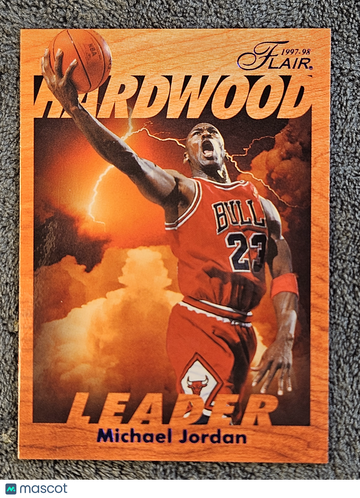 1997 Flair Hardwood Leader Michael Jordan #4
