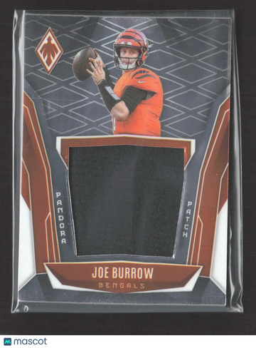 2025 Panini Phoenix Football Pandora Patch Joe Burrow #PAP-JBW Patch 176/299 Memorabilia