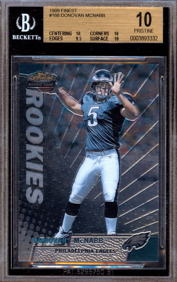 Donovan McNabb 1999 Finest BGS 10 PRISTINE