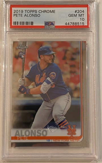2019 Chrome Pete Alonso