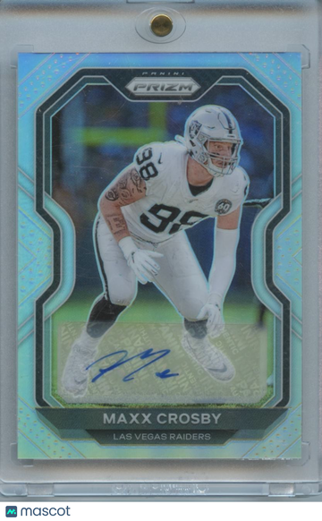 2020 Maxx Crosby Silver Prizm Panini Authentic