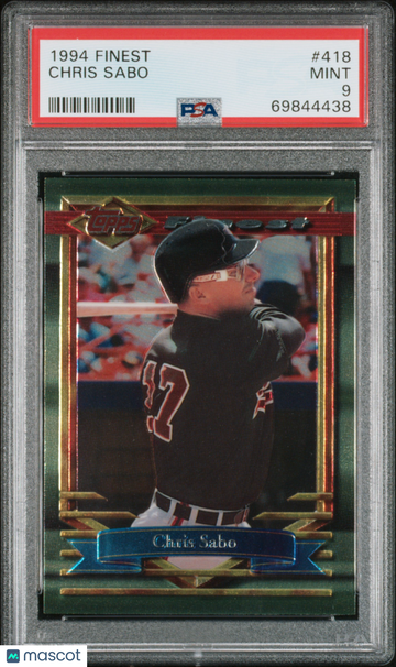 1994 Finest Chris Sabo #418 PSA 9