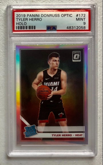 2019 Tyler Herro Optic Holo PSA 9