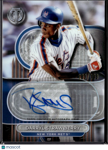 Darryl Strawberry 2024 Topps Tribute Auto /189 New York Mets