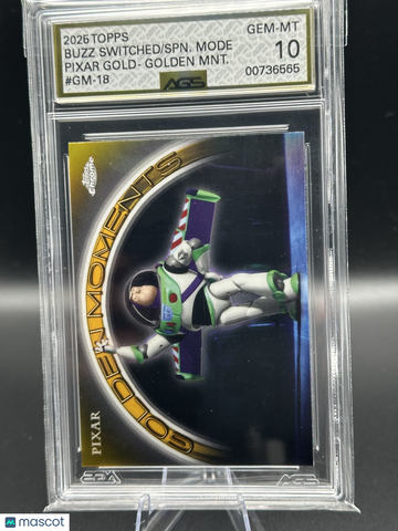 2025 Topps Chrome Pixar GOLD AGS 10