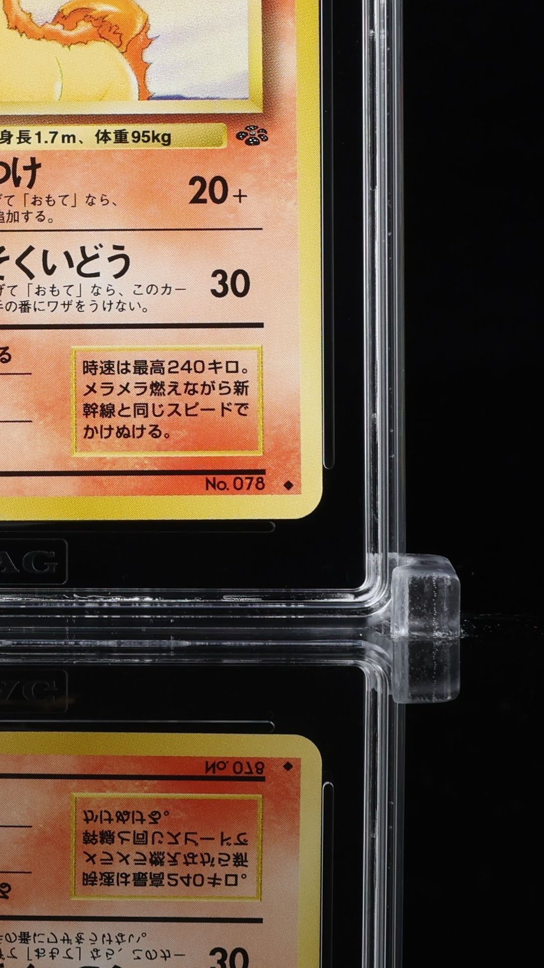 1997 Pokemon ギャロップ Rapidash #NNO P.M. Pokémon Japanese TAG 5