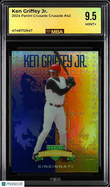 2024 Panini Crusade Crusade Ken Griffey Jr. #42 MBA 9.5