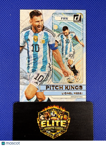 2022 Panini Donruss Pitch Kings Lionel Messi #1 Soccer Card Argentina Near Mint