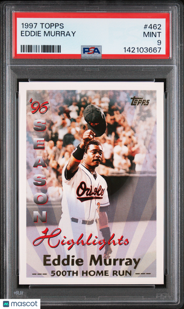 1997 Topps Eddie Murray #462 PSA 9