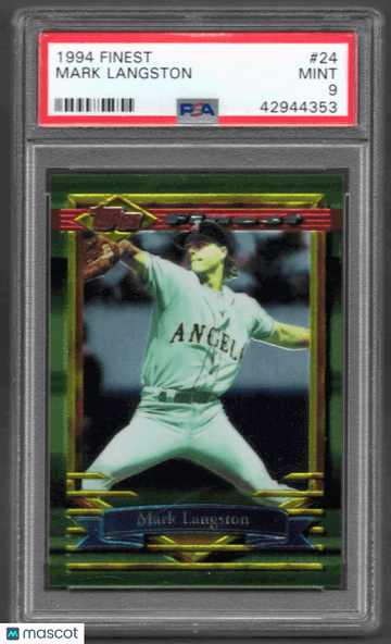 1994 Finest Mark Langston #24 PSA 9