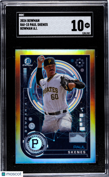 2024 Bowman Paul Skenes #BAI-15 A. I. SGC 10