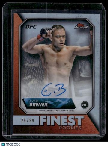 2024 Topps Finest UFC Elves Brener #RFA-EB Refractor /99 RC Topps