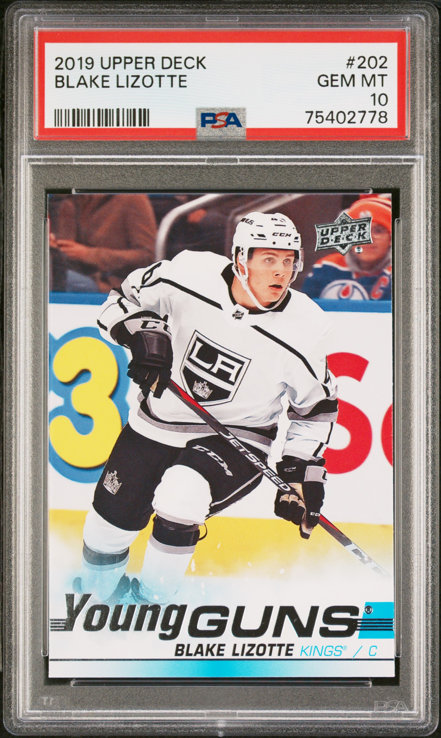 2019 Upper Deck Blake Lizotte #202 PSA 10