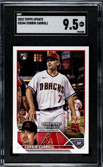 2023 Topps Update Corbin Carroll #US244 RC SGC 9.5