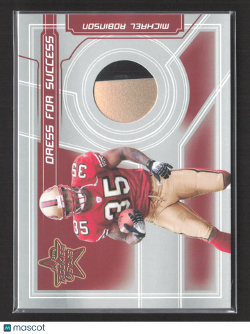2006 Leaf Rookies & Stars Dress for Success Michael Robinson #DS-7 Authentic Event-Worn Helmet