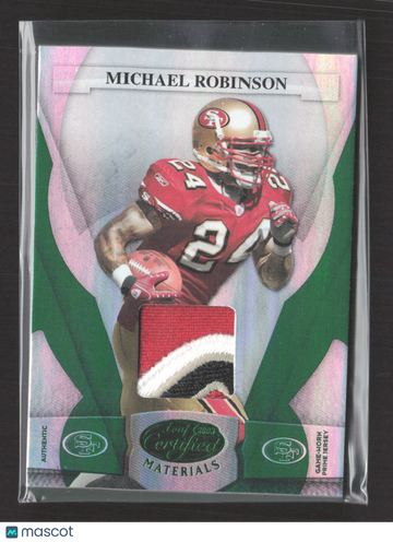 2008 Donruss Playoff Leaf Certified Materials Michael Robinson #123 Game-Worn Prime Jersey