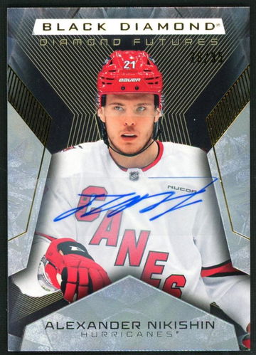 2025 Upper Deck Black Diamond Diamond Futures Alexander Nikishin #BDF-AN Auto