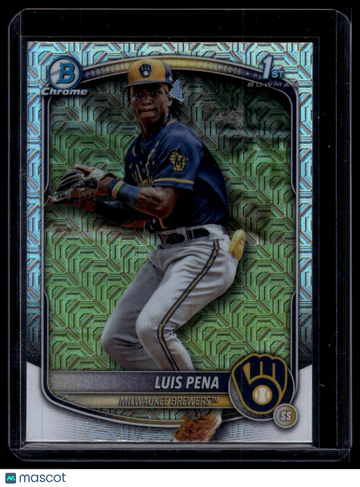 2025 Bowman Luis Pena #BCP-38 Chrome Prospects Mojo Refractor