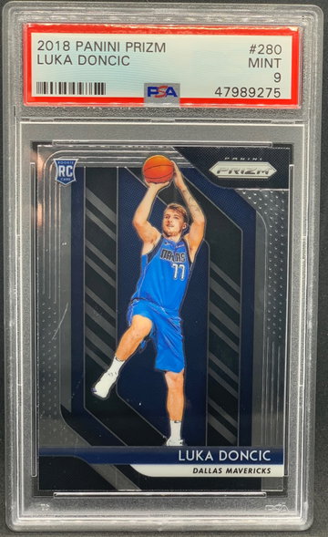 Luka Doncic 2018 Panini Prizm #280 Rookie PSA 9