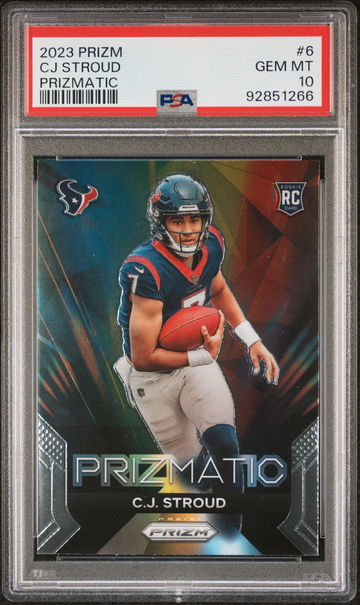 2023 Panini Prizm Prizmatic CJ Stroud #6 PSA 10