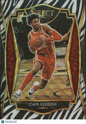 Cam Reddish 2020-21 Select ZEBRA Prizm SSP SHORTPRINT Atlanta Hawks