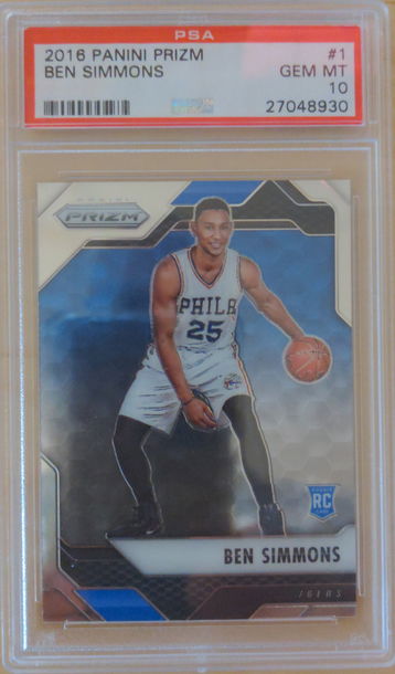 2016 Prizm ben simmons psa 10