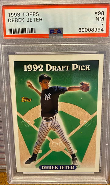 1993 Topps Derek Jeter Rookie PSA 7. 
