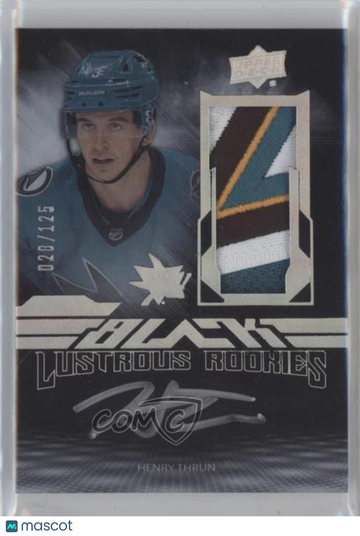 2023-24 SPx Henry Thrun #LRAP-HT [Base] 028/125 Rookie Memorabilia Insert