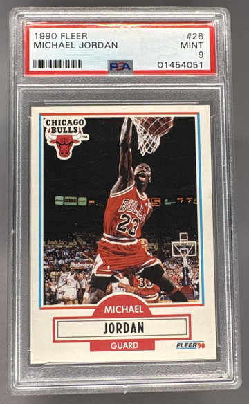 1990 Fleer Michael Jordan #26 PSA 9