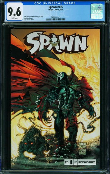 Spawn #135 CGC 9.6 McFarlane Story, Capullo Cover