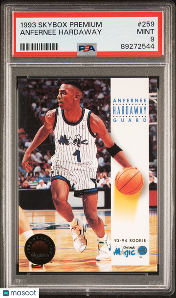 1993 Skybox Premium Anfernee Hardaway #259 PSA 9