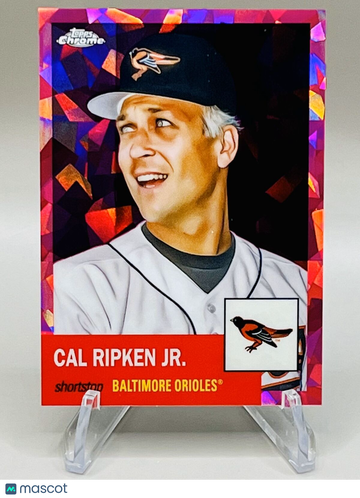 2022 Topps Chrome Platinum Anniversary Cal Ripken Jr. #147 Fuchsia Atomic Refractor Parallel/Variety Baltimore Orioles
