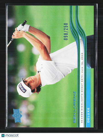 2026 Upper Deck Golf Deluxe Ben Lorenz #99 098/250