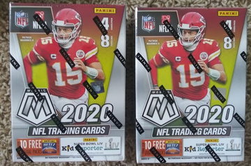 2020 NFL Mosaic 2x Blaster Box lot