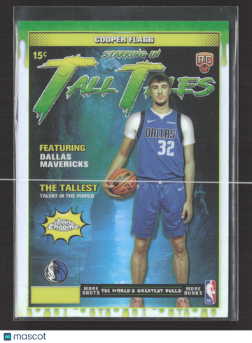 2025 Topps Chrome Tall Tales Cooper Flagg #TT-16 Refractor RC