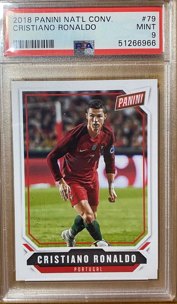 2018 Panini National Conv Cristiano Ronaldo PSA 9