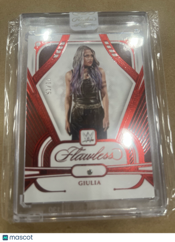 2024 Panini Flawless Giulia #28 Ruby Rookie